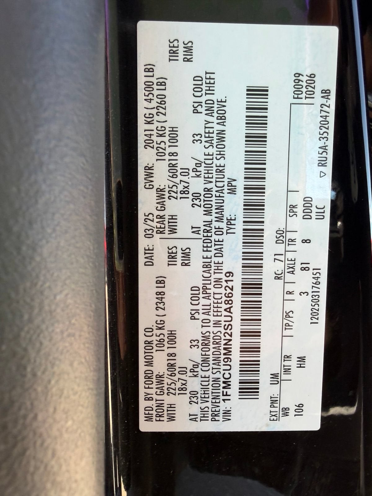 2025 Ford Escape ST-Line - Photo 53