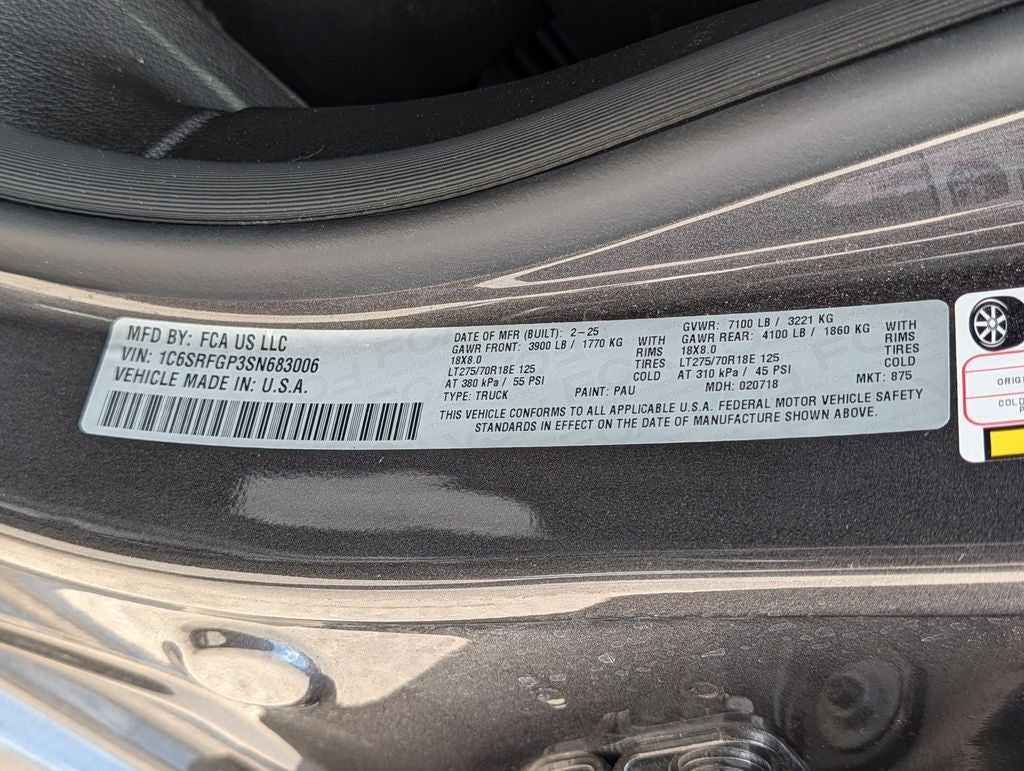 2025 RAM 1500 Warlock