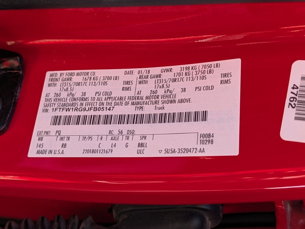 2018 Ford F-150 Raptor