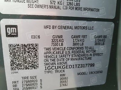 2026 Chevrolet Silverado 1500 LTZ