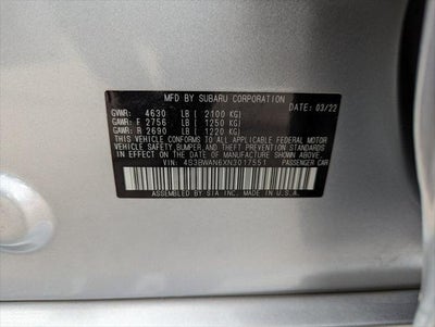 2022 Subaru Legacy Limited