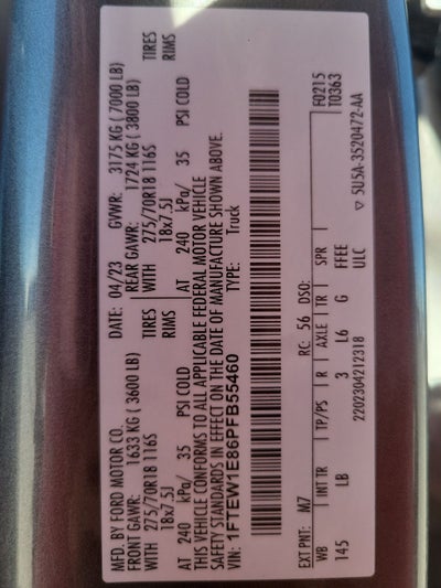 2023 Ford F-150 Tremor